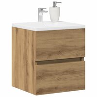 Badkamer wastafelkast Artisan Oak 41x38,5x45 cm Engineered Wood 4