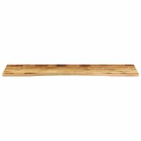 Bureaublad met ronding 160x50x2,5 cm massief ruw mangohout 3