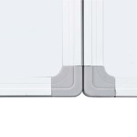 Whiteboard magnetisch inklapbaar 150x80x1,7 cm aluminium 6