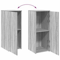 Opbergkast 40x45x103,5 cm bewerkt hout grijs sonoma eikenkleur 8