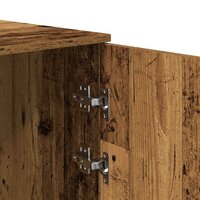 Opbergkast 40x45x103,5 cm bewerkt hout oud houtkleurig 9