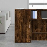 Opbergkast 50x45x103,5 cm bewerkt hout gerookt eikenkleur 3
