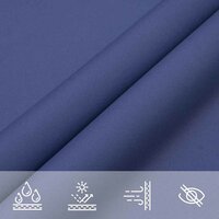 Zonnezeil Blauw 7x5x5 m 100% Polyester Oxford 7