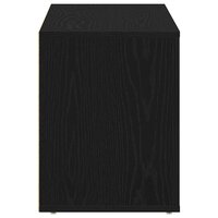 Schoenenbank 100x35x45 cm bewerkt hout zwart eikenkleurig 6