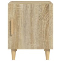 Nachtkastje bewerkt hout sonoma eikenkleurig 3