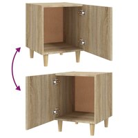 Nachtkastje bewerkt hout sonoma eikenkleurig 6