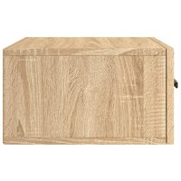 Nachtkastje wandgemonteerd 35x35x20 cm sonoma eikenkleurig 7