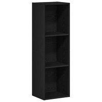 Boekenkast Zwart Eiken 36x30x114 cm Bewerkt Hout 2