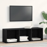 Boekenkast Zwart Eiken 36x30x114 cm Bewerkt Hout 3