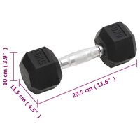 Halters 2 st 12 kg totaal gietijzer 8