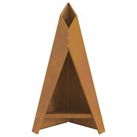 Vuurkorf Bruin 58 x 40 x 100 cm Cortenstaal 5