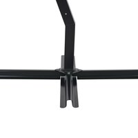 Zweefparasol met houten paal 400x300 cm taupe 7