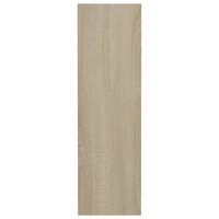 Wandschoenenkast 80x18x60 cm bewerkt hout sonoma eikenkleurig 5