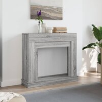Haardombouw 100x30x87,5 cm bewerkt hout grijs sonoma eikenkleur 3