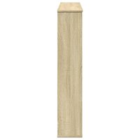 Haardombouw 100x20x100 cm bewerkt hout sonoma eikenkleurig 5
