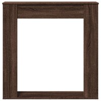 Haardombouw 100x20x100 cm bewerkt hout bruin eikenkleurig 4