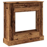 Haardombouw 90x30x90 cm bewerkt hout oud houtkleurig 2