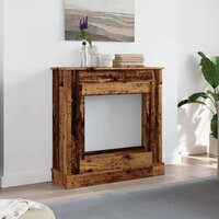 Haardombouw 90x30x90 cm bewerkt hout oud houtkleurig 3