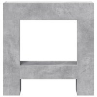 Haardombouw 81x18x82 cm bewerkt hout betongrijs 4
