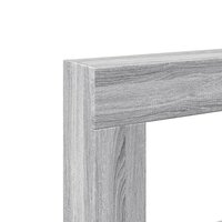 Haardombouw 81x18x82 cm bewerkt hout grijs sonoma eikenkleur 7