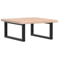 Badkamer wandschap staal en massief eikenhout 2