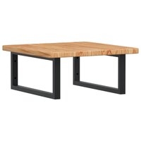 Badkamer wandschap staal en massief eikenhout 2