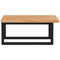 Badkamer wandschap staal en massief eikenhout 5