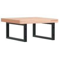 Badkamer wandschap staal en massief beukenhout 6