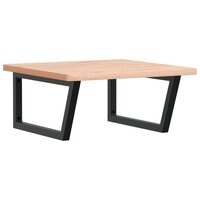 Badkamer wandschap staal en massief beukenhout 2
