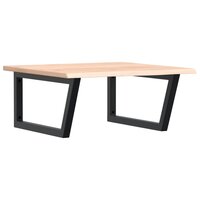 Badkamer wandschap staal en massief eikenhout 2