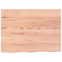 Badkamer wandschap staal en massief eikenhout 8