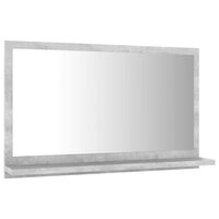 Badkamerspiegel 60x10,5x37 cm spaanplaat betongrijs 3