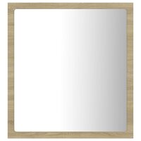 Badkamerspiegel LED 40x8,5x37 cm acryl sonoma eikenkleurig 3