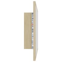 Badkamerspiegel LED 60x8,5x37 cm acryl sonoma eikenkleurig 5