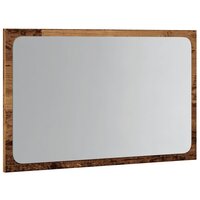 Badkamerspiegel met LED 60x8,5x38 cm oud houtkleurig 5