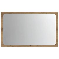 Badkamerspiegel met LED 60x8,5x38 cm artisanaal eikenkleurig 6
