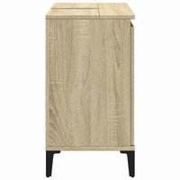 Wastafelkast 58x33x60 cm bewerkt hout sonoma eikenkleurig 5