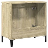 Wastafelkast 58x33x60 cm bewerkt hout sonoma eikenkleurig 6