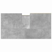 wastafelkast 65x33x60 cm bewerkt hout betongrijs 8