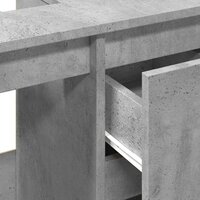 wastafelkast 65x33x60 cm bewerkt hout betongrijs 9