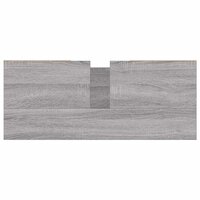 Badkamerkast 80x33x60 cm bewerkt hout grijs sonoma eikenkleurig 9