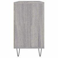 Badkamerkast 80x33x60 cm bewerkt hout grijs sonoma eikenkleurig 7