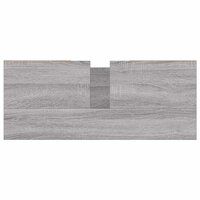 Badkamerkast 80x33x60 cm bewerkt hout grijs sonoma eikenkleurig 9