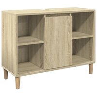 Badkamerkast 80x33x60 cm bewerkt hout sonoma eikenkleurig 2