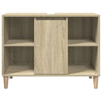 Badkamerkast 80x33x60 cm bewerkt hout sonoma eikenkleurig 5
