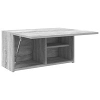 Badkamerwandkast 60x25x30 cm bewerkt hout grijs sonoma eiken 5