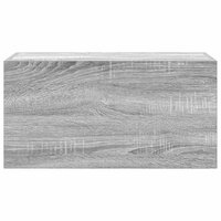 Badkamerwandkast 60x25x30 cm bewerkt hout grijs sonoma eiken 6