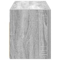 Badkamerwandkast 60x25x30 cm bewerkt hout grijs sonoma eiken 7