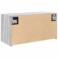 Badkamerwandkast 60x25x30 cm bewerkt hout grijs sonoma eiken 8