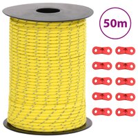 Tentscheerlijn met reflecterende strips en spanners 50 m 3 mm 1